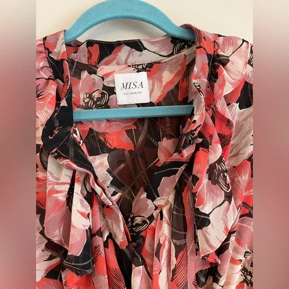 Misa Los Angeles Alanis Chiffon Dress size medium - Picture 3 of 4